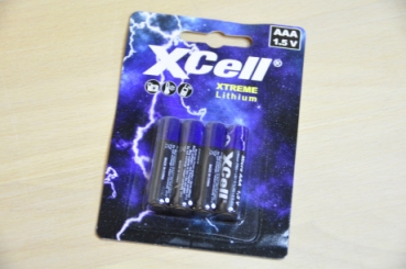 XCell Lithium Batterie Micro AAA Xtreme 4 Stck. im Blister